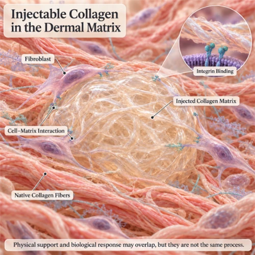 Injectable Collagen: Filling, Integration and the Limits of “Remodeling”