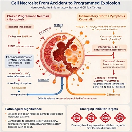 Cell Necrosis: From “Accidental Event” to “Programmed Explosion”